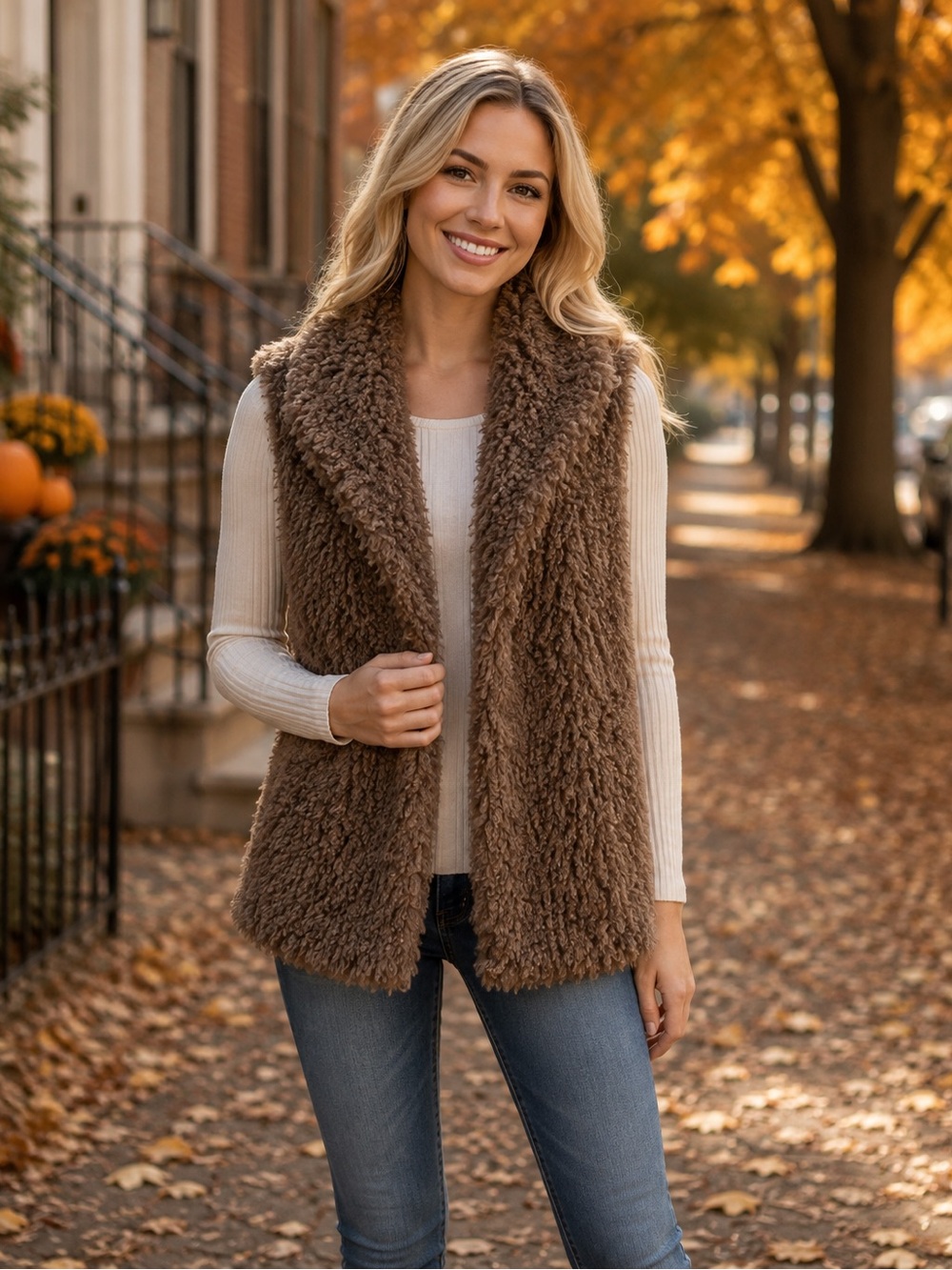 Altar’d State fluffy vest